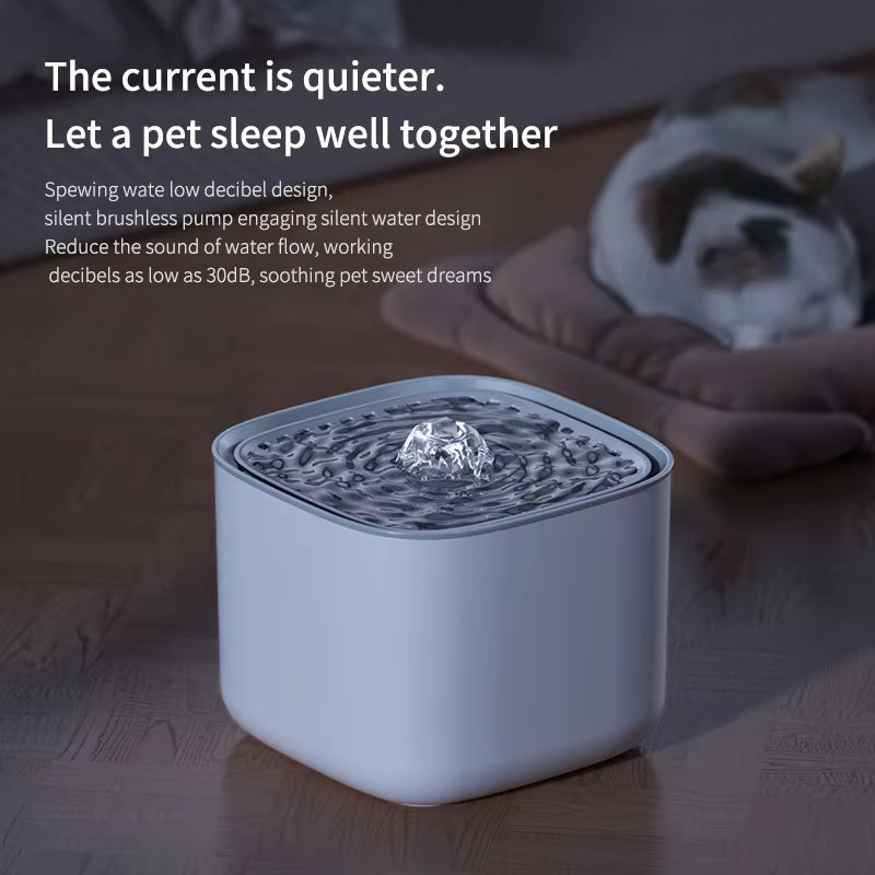 Revolutionary 3L Automatic Pet Fountain & Feeder - Keeping Your Cats and Dogs Hydrated with Ease!