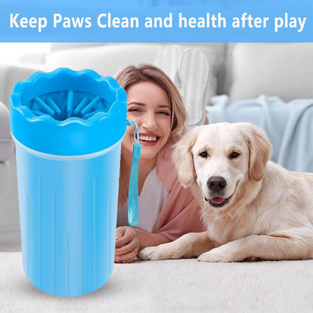 Dog Paw Cleaner,Paw Cleaner for Dog,Pets Foot Wash Cup-Dog Wash Paw Cup-Pet Foot Cleaner for Small Medium Breed Dogs/Cats Pet Clean Paws Miracle Tool(With 1 Towel& 1Brush)