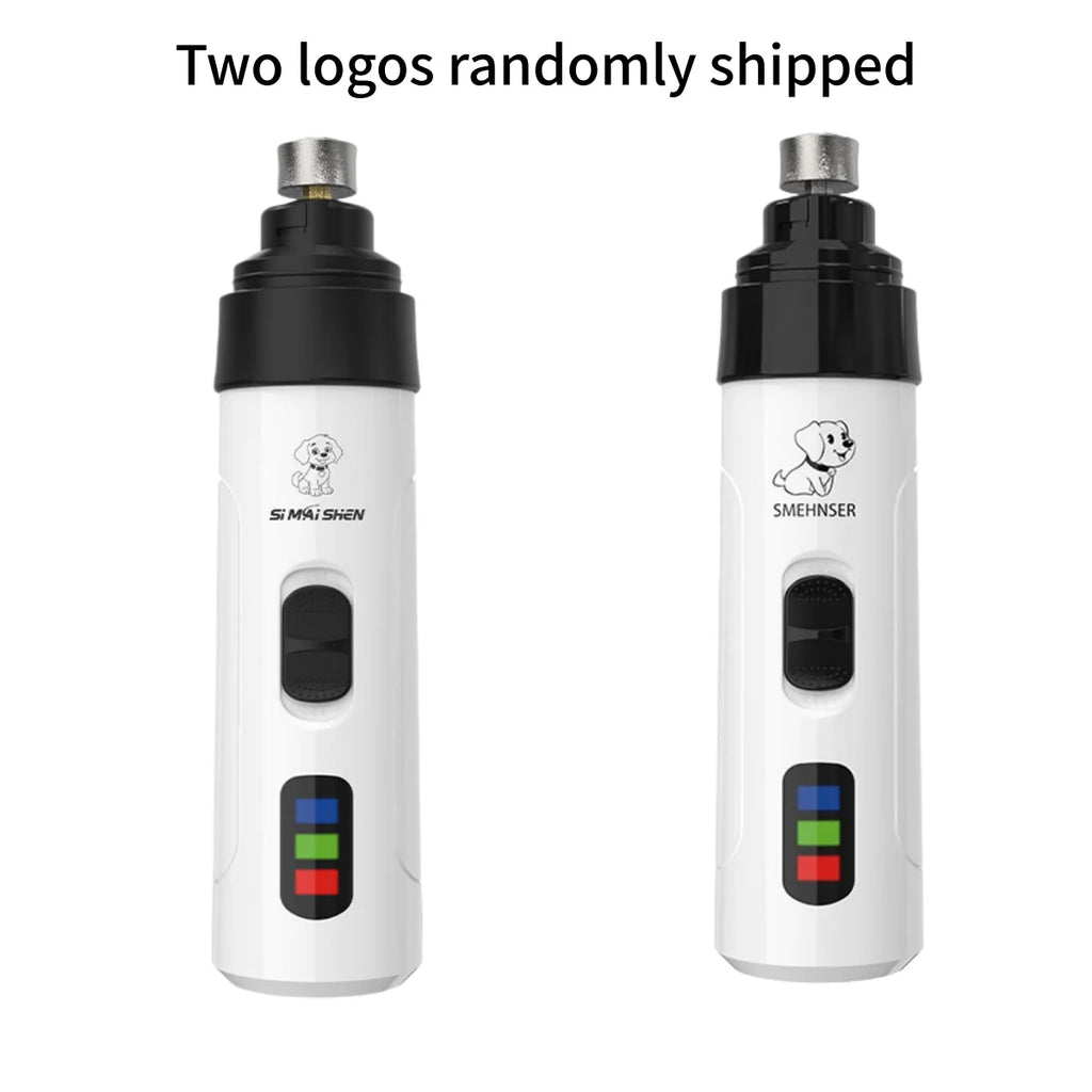 Dog Nail Grinders Painless USB Charging Rechargeable Pet Nail Clippers Quiet Electric Dog Cat Paws Nail Grooming Trimmer Tools