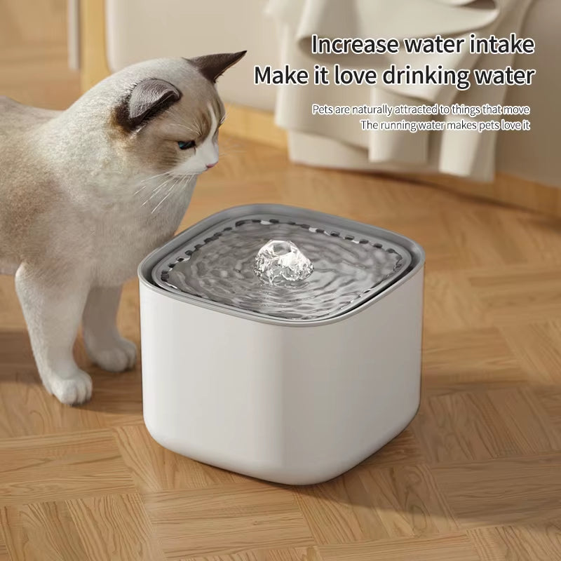 Revolutionary 3L Automatic Pet Fountain & Feeder - Keeping Your Cats and Dogs Hydrated with Ease!