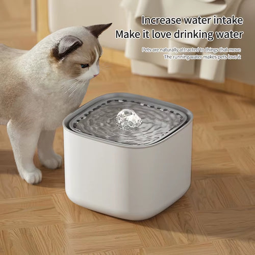 Revolutionary 3L Automatic Pet Fountain & Feeder - Keeping Your Cats and Dogs Hydrated with Ease!